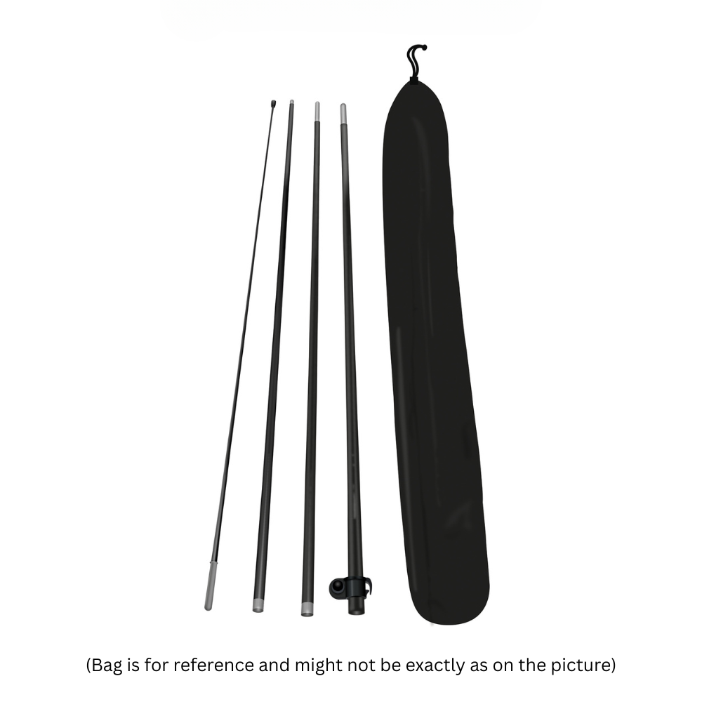 aluminium beachflag bag and pole