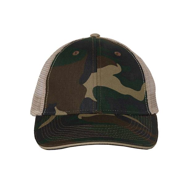COLOR ICON - valucap6panelcap - Charcoal Red