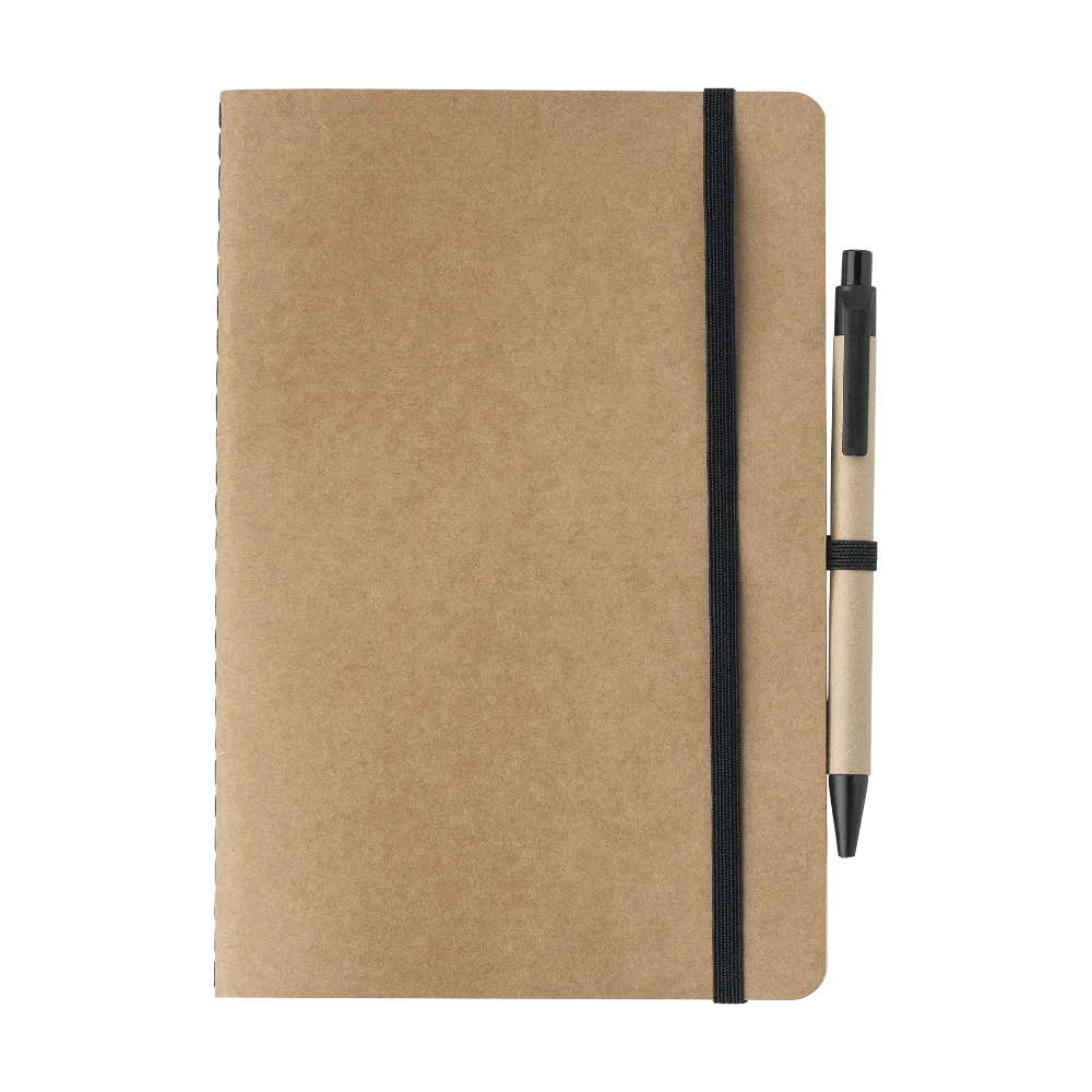 ICON - recycledcartonnotebooka5theodore black