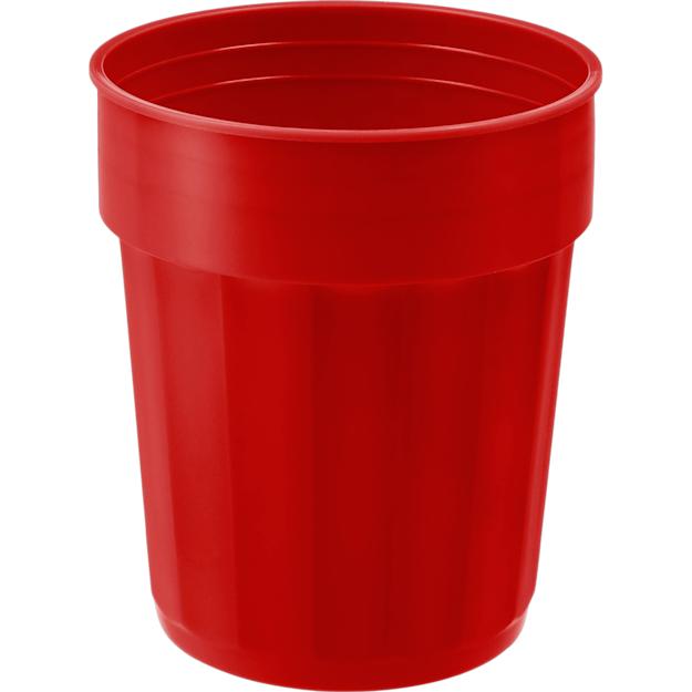 ICON - fluted16ozrecycledstadiumcup red