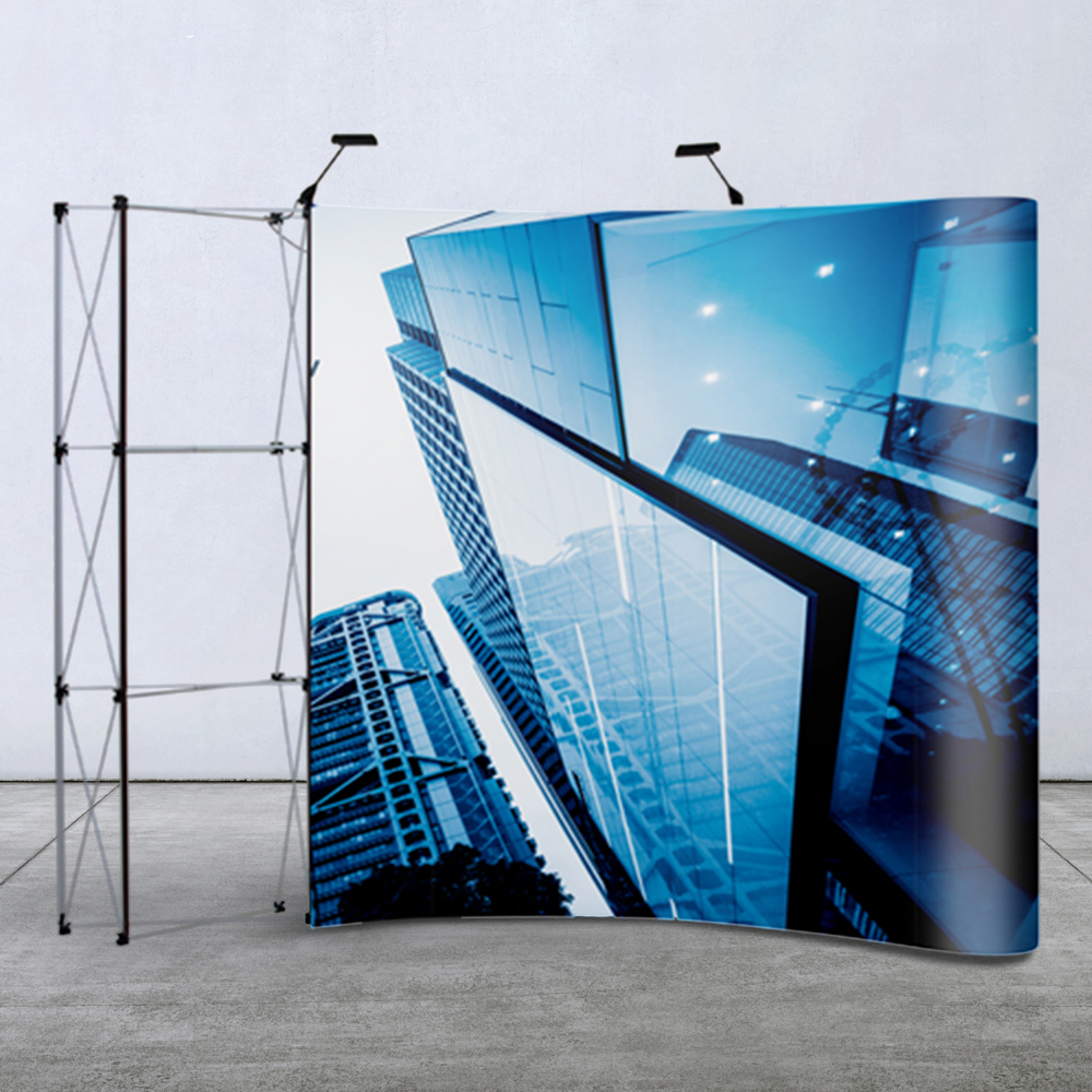 curved pop up wall PDP4