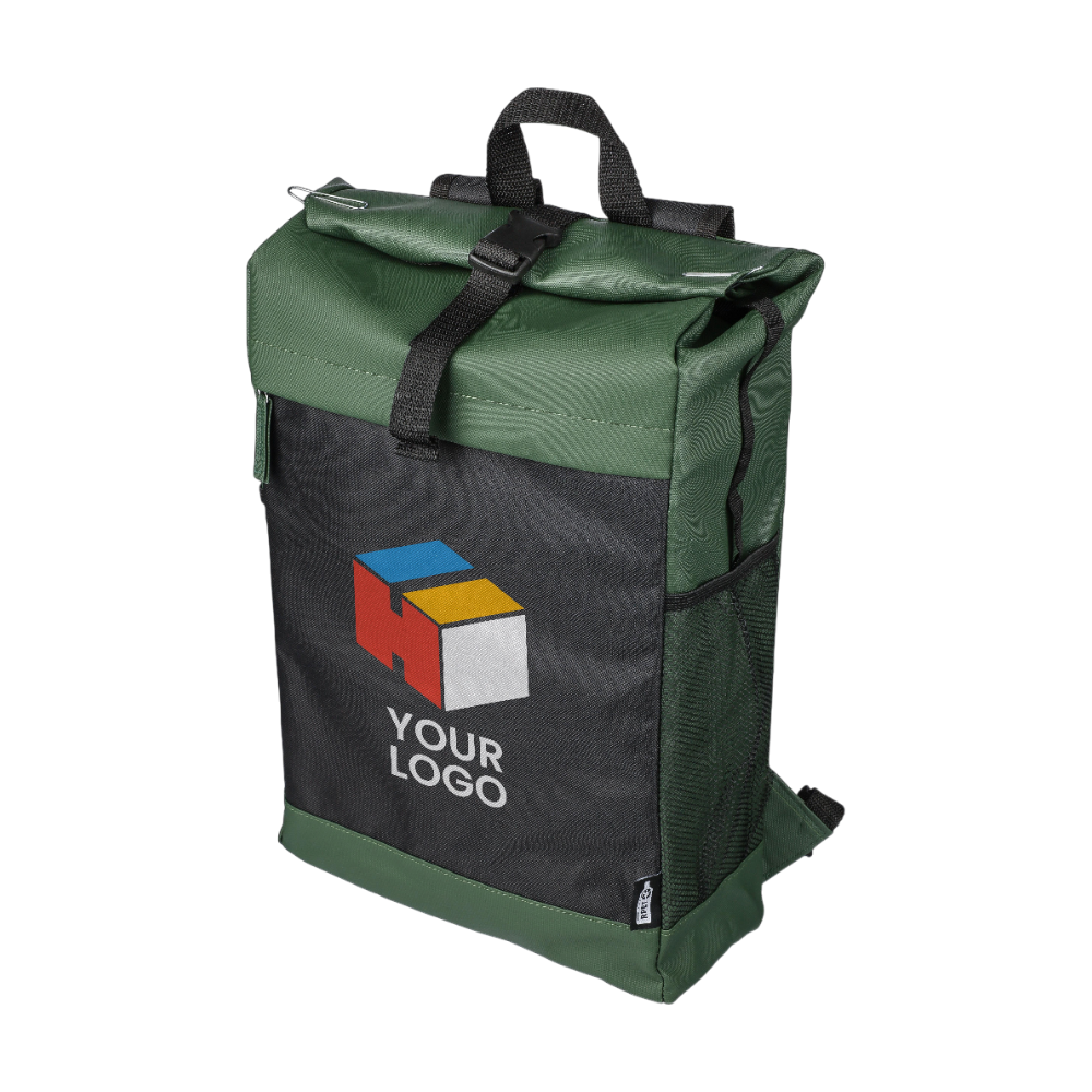 Rolltop ryggsäck i rPET polyester Yani