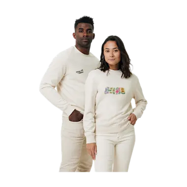 Undyed Recycled Crew Neck