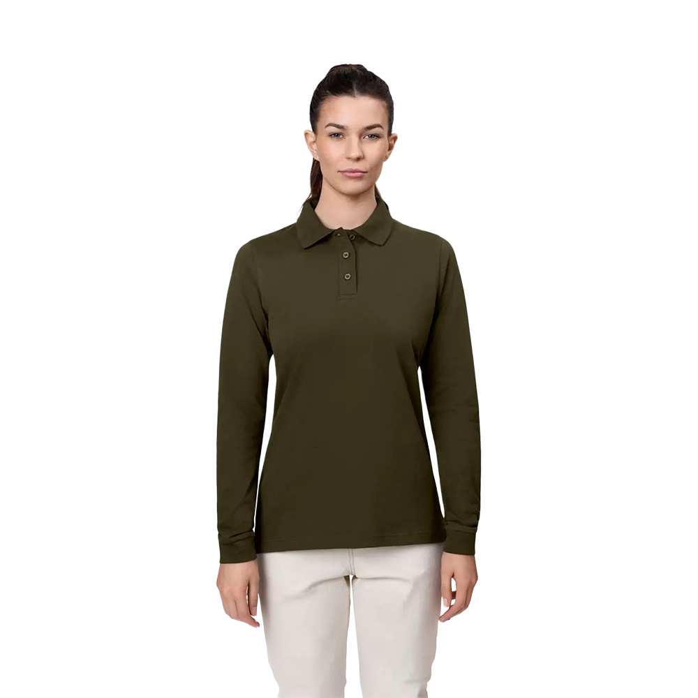 ID® Identity long-sleeved stretch women polo shirt