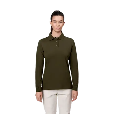 ID® Identity long-sleeved stretch women polo shirt