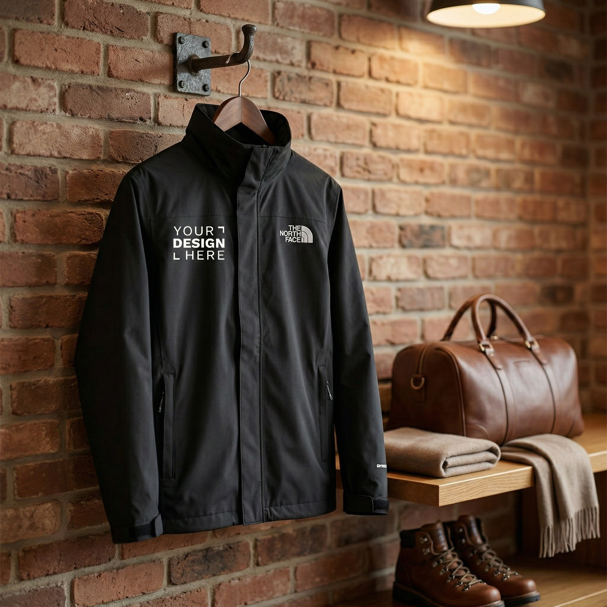 thenorthfacemenssangrojacket in setting