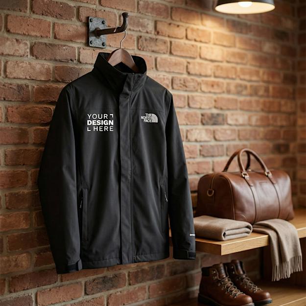 thenorthfacemenssangrojacket in setting