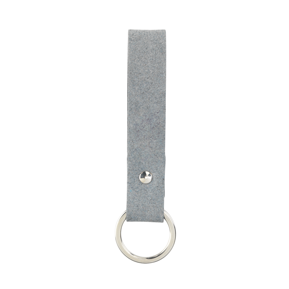 205. recycleddenimroundkeyring Thumbnail