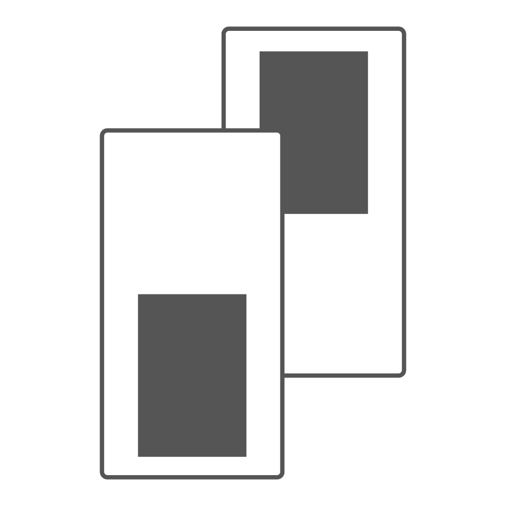 20 x 30 mm - Dubbelzijdig