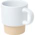 ICON - olympia130mlstackableexpressocupwithclaybottom white