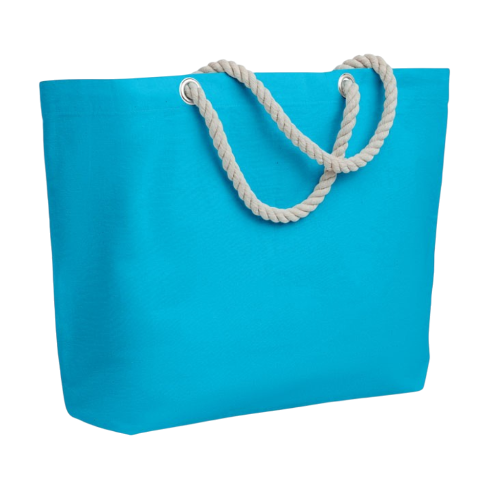 ICON - menorcabeachbagwithcordhandle turquoise