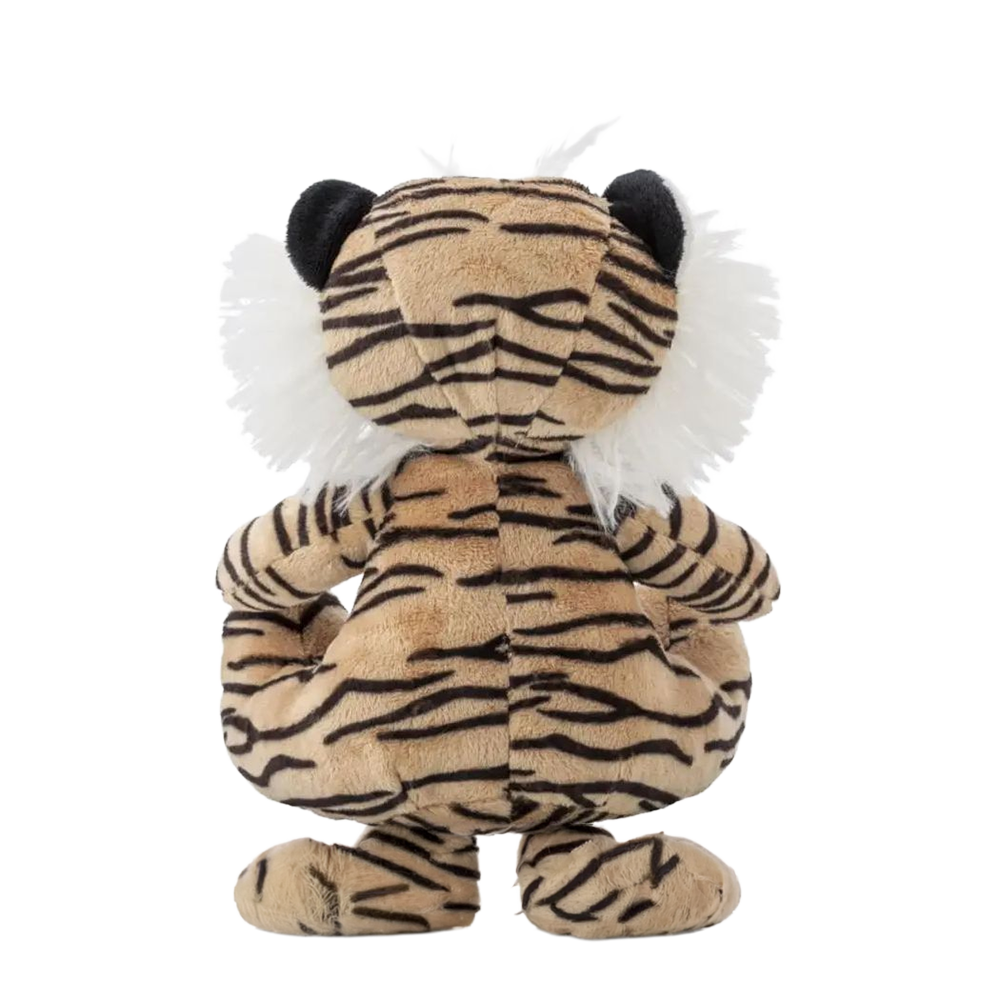 Custom Plush Tiger - back view