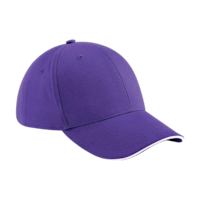 ICON - athleisure6panelcap purple_white