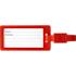 ICON - recycledplasticluggagetag red