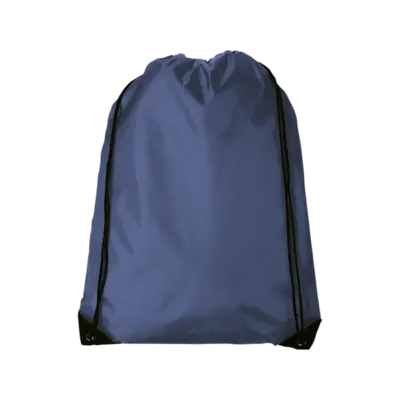 Polyester Drawstring Bag with Black Corners