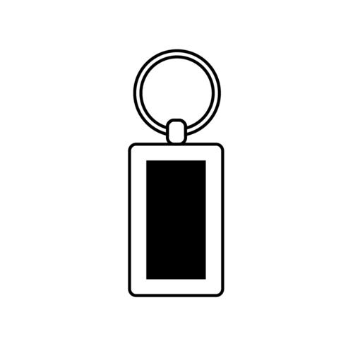 ICON gianbeechwoodrectangularkeychain 40x20