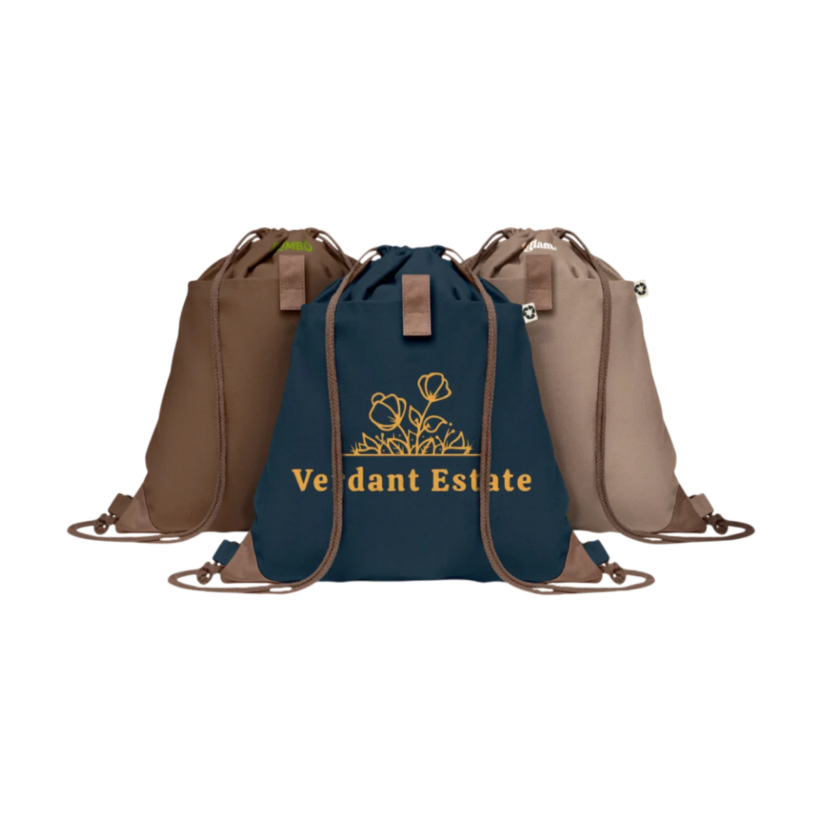 Recycled Cotton Drawstring Bag main image