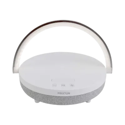 Altoparlante Bluetooth 4-in-1 Prixton con LED e Ricarica Wireless