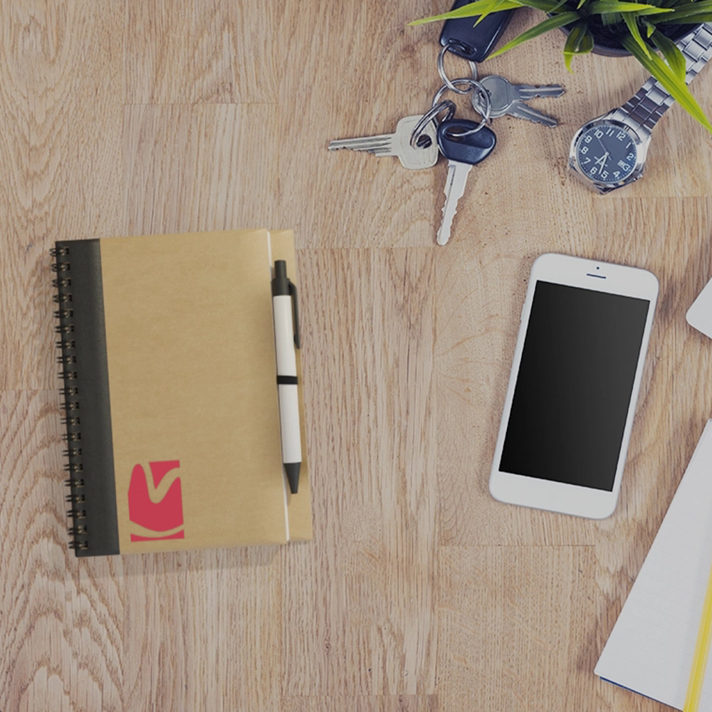 Priestly recycled notebook with pen PDP Copy 3