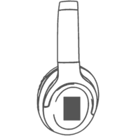 25 x 35 mm | Padiglione auricolare sinistro