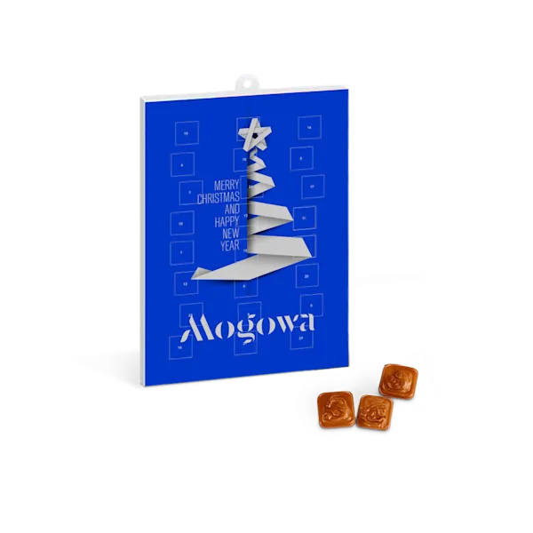Calendario dell'avvento verticale