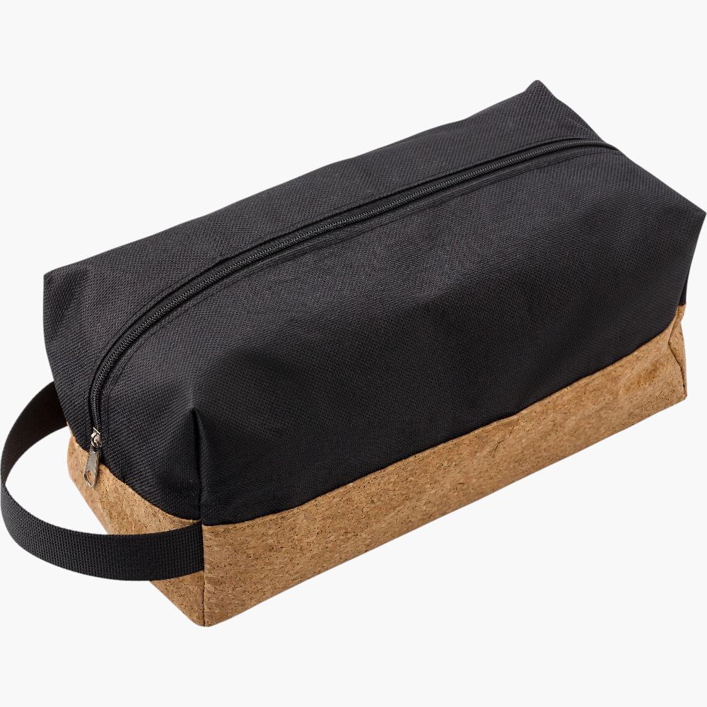 Trousse de toilette en liège et polyester