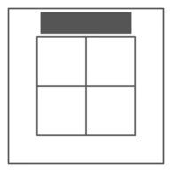 80 x 15 mm - On Lid opposite to Box Opening