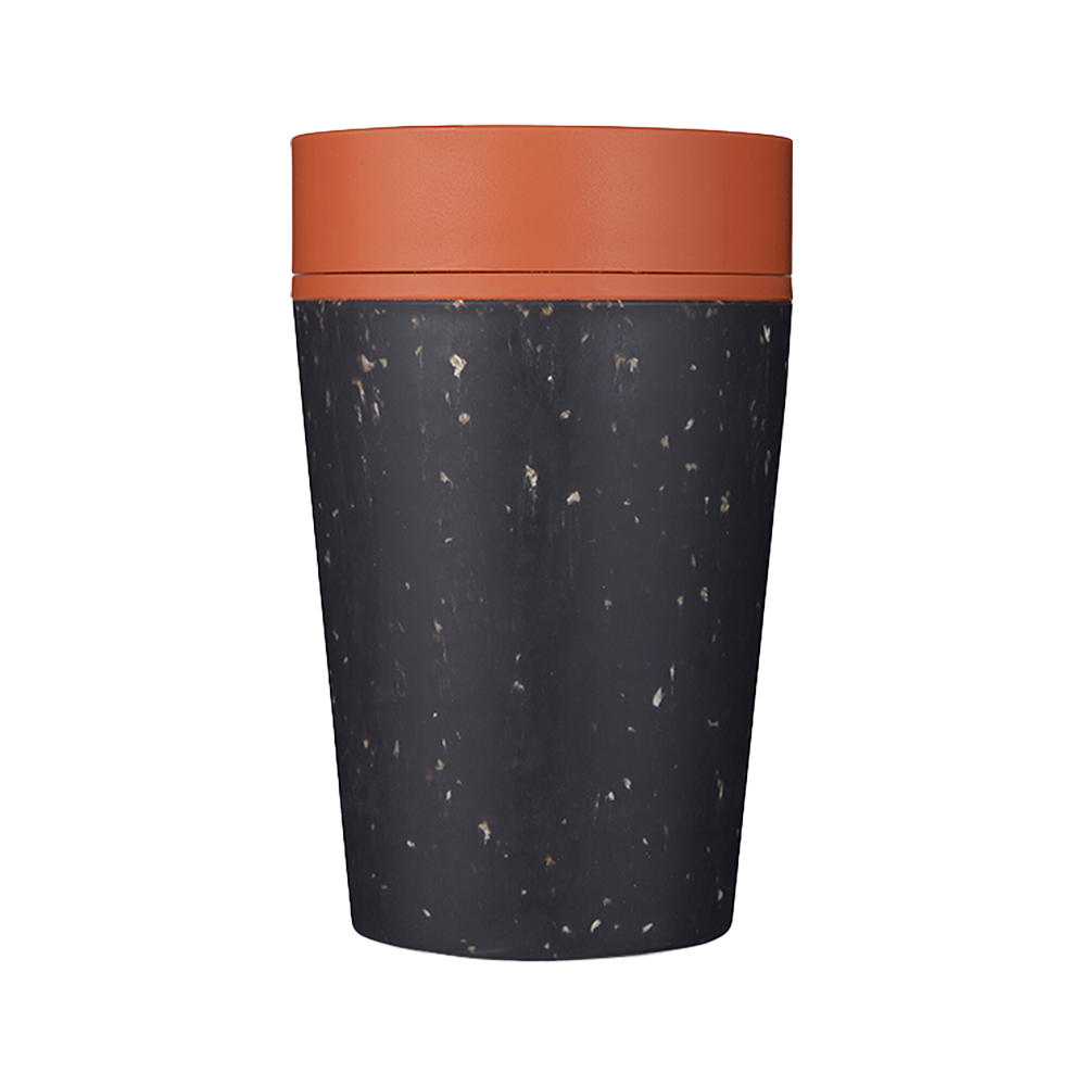 Circular&Co Recycled Coffee Cup 227 ml grey orange