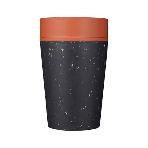 Circular&Co Recycled Coffee Cup 227 ml grey orange