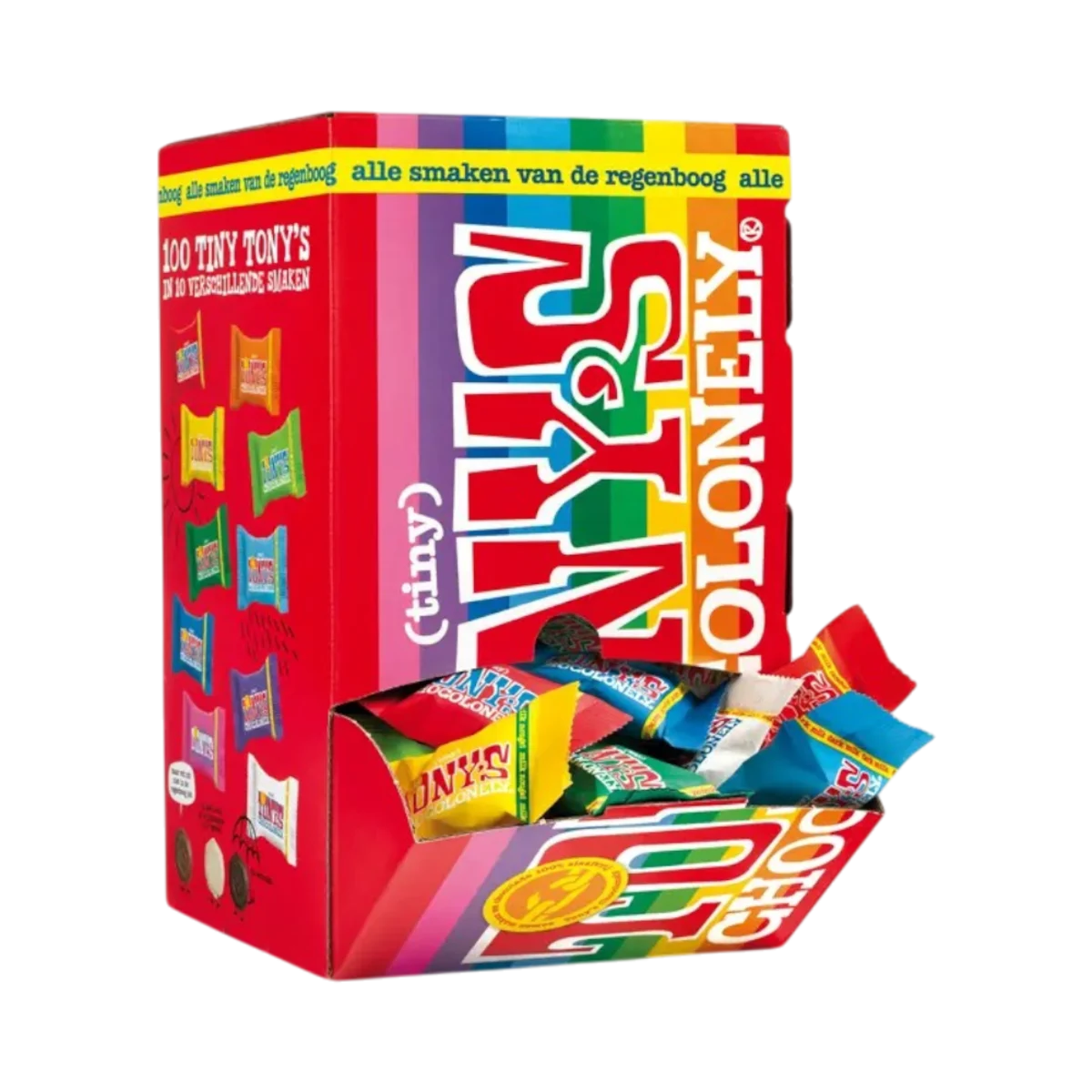 100 Tiny Tony's mit eigenem Aufkleber in einer Box Hauptbild