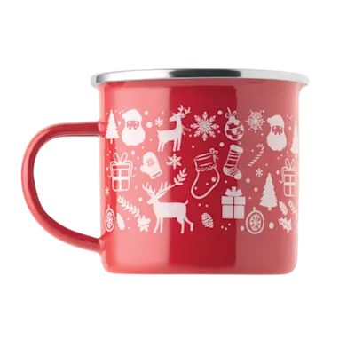Tazza di Natale in smalto