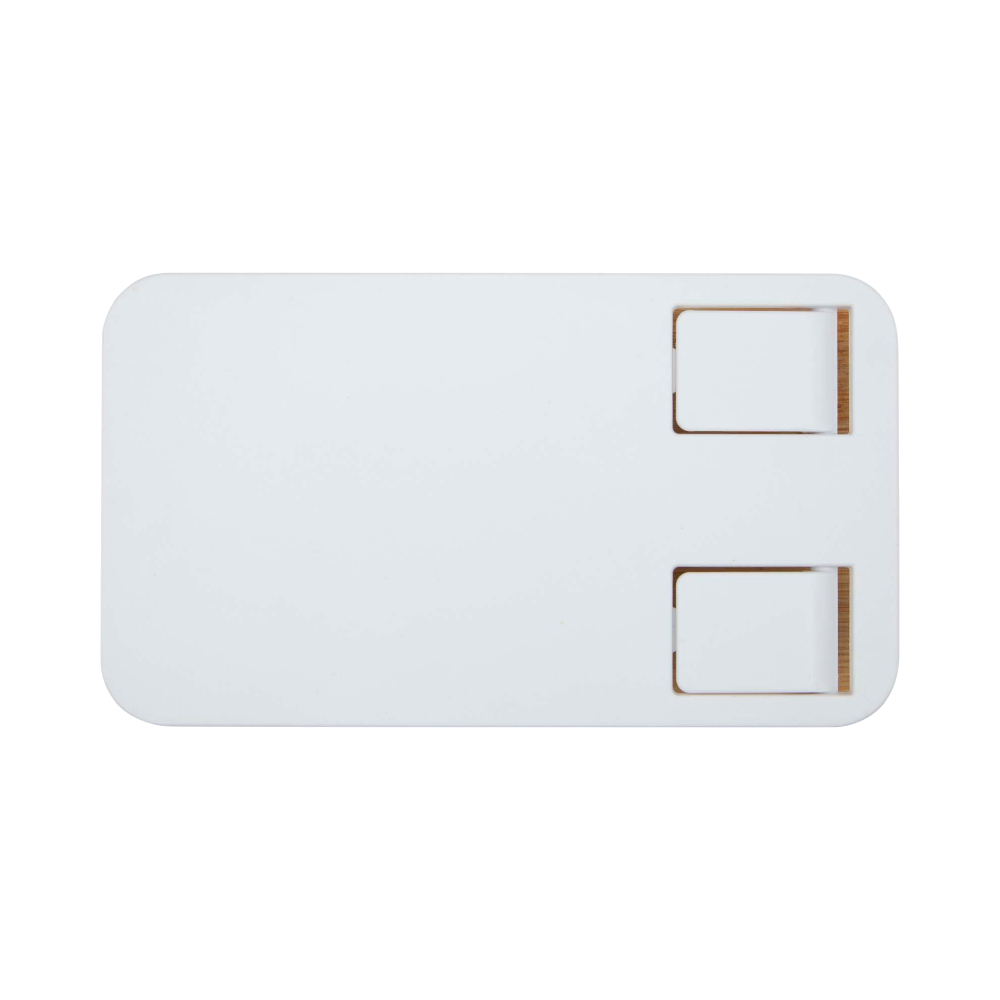 Support de téléphone pliable en plastique recyclé et bambou