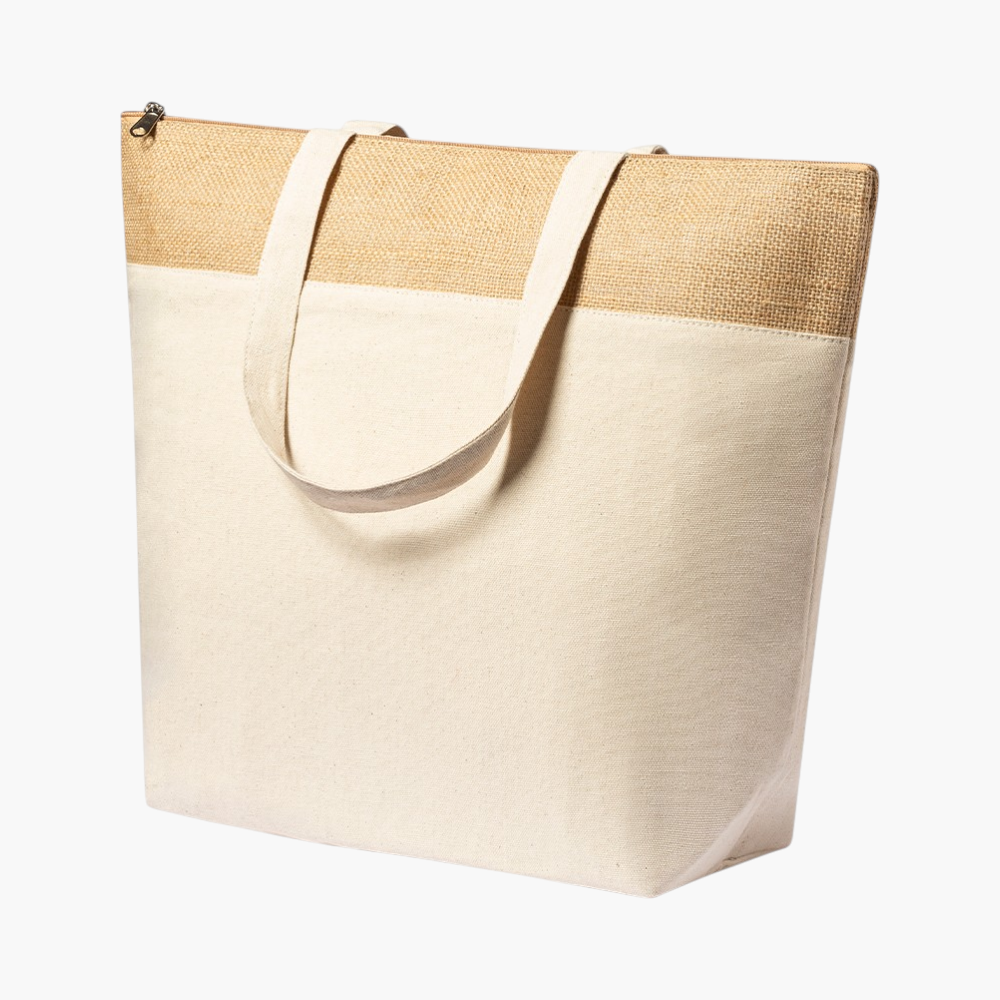 Borsa Termica in Cotone e Juta