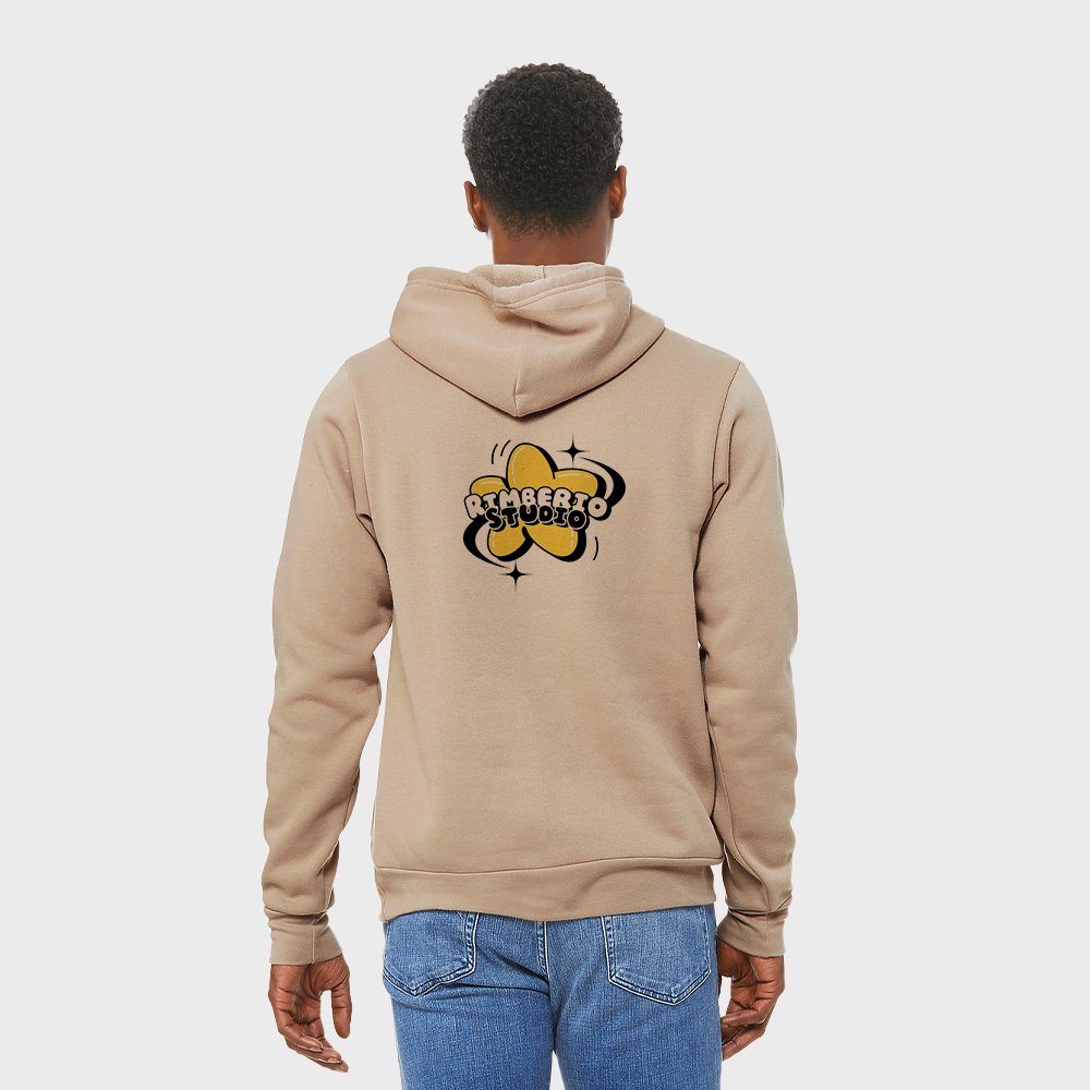unisexfleecepulloverhoodiebellacanvas setting1