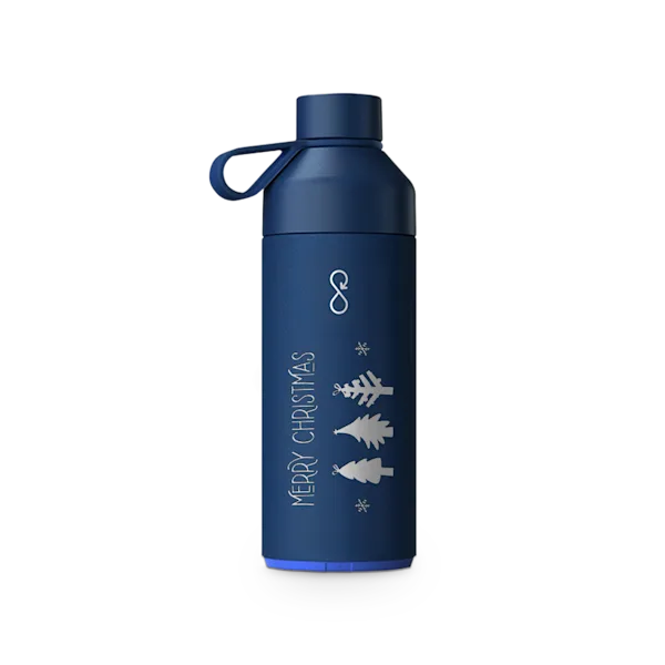 Bottiglie d'acqua natalizie
