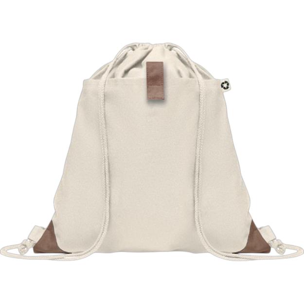 ICON - pandabagrecycledcottondrawstringbag beige