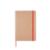 A5 recycled kraft notebook red