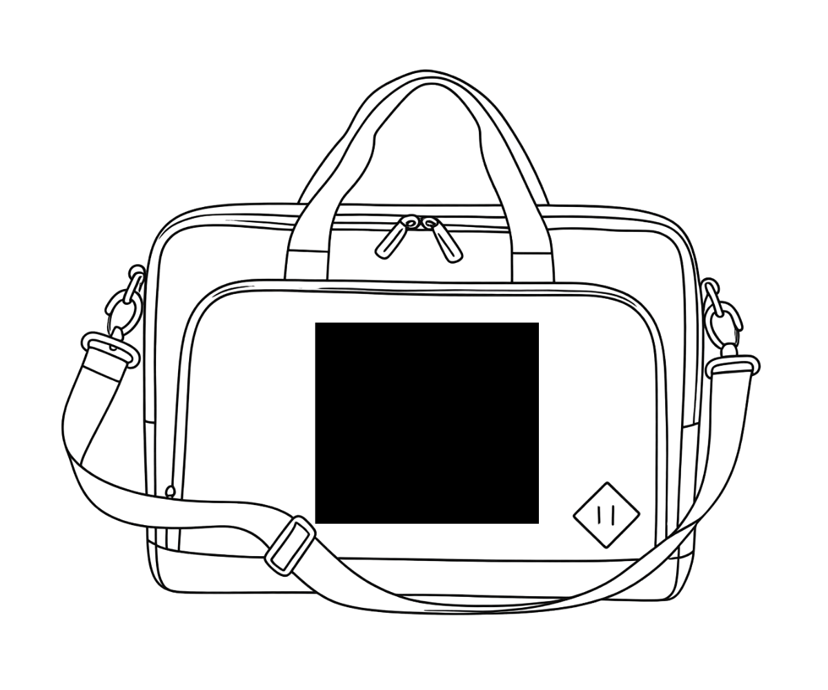 Front Pocket | 6H in x 6W in
