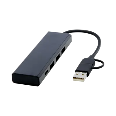 Hub USB in Alluminio Riciclato RCS Rise