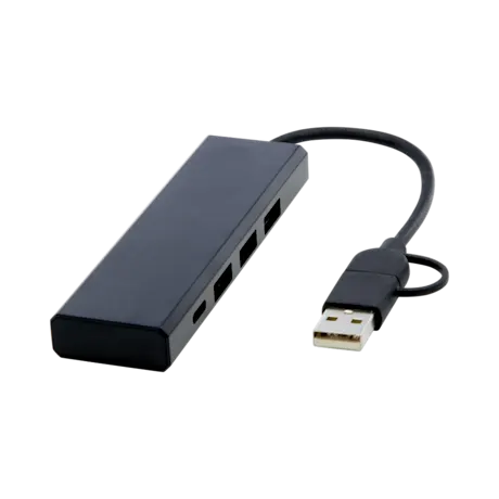 Rise RCS Recycled Aluminium USB Hub