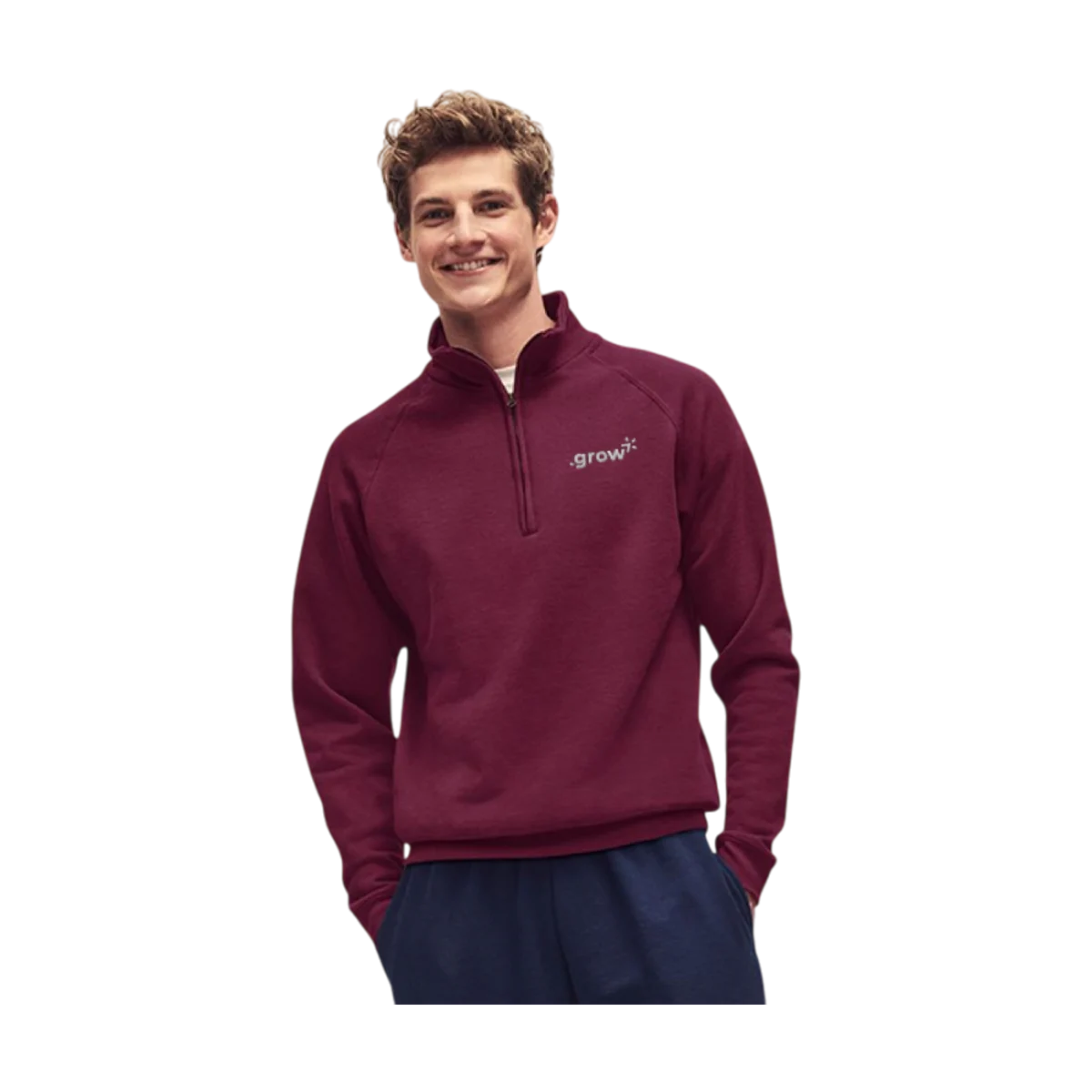 Fruit of the Loom | Zip Neck Lightweight Jumper main image