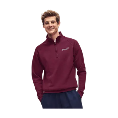 Fruit of the Loom | Zip Neck Lightweight Jumper