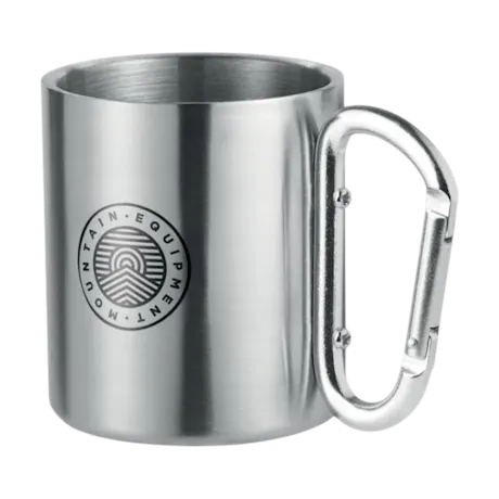 TRUMBO Metal Mug with Carabiner Handle