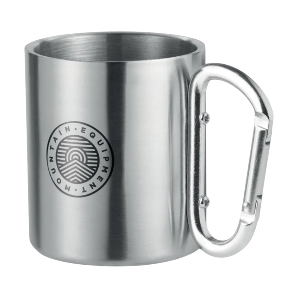 PDP - trumbometalmugcarabinerhandle square #F8F8F8 background