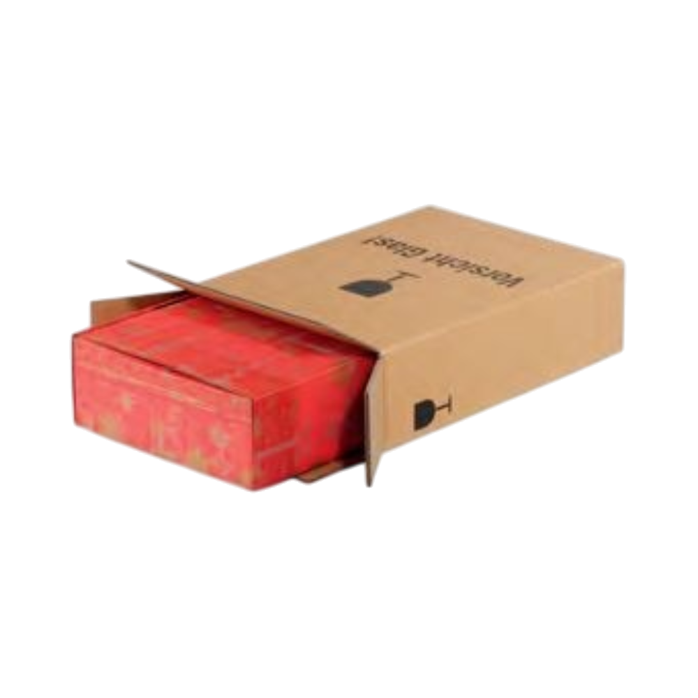 Verzenddoos voor 3 flessen 285 x 110 x 390 mm