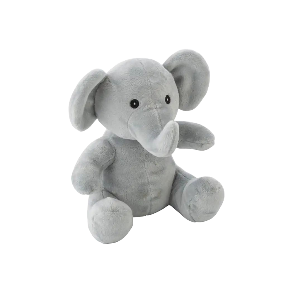 Plush Elephant - three-quarter view