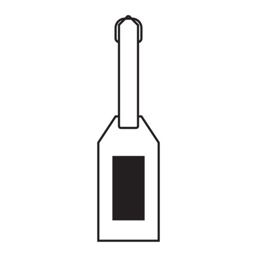 ICONS rpetfeltluggagetag 60X30