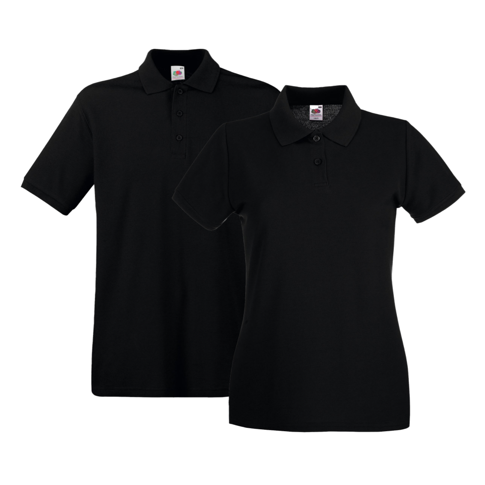 Fruit of the loom Premium Polo 170g ICON black