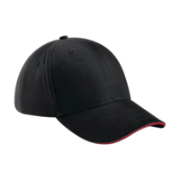 ICON - athleisure6panelcap black_classic_red