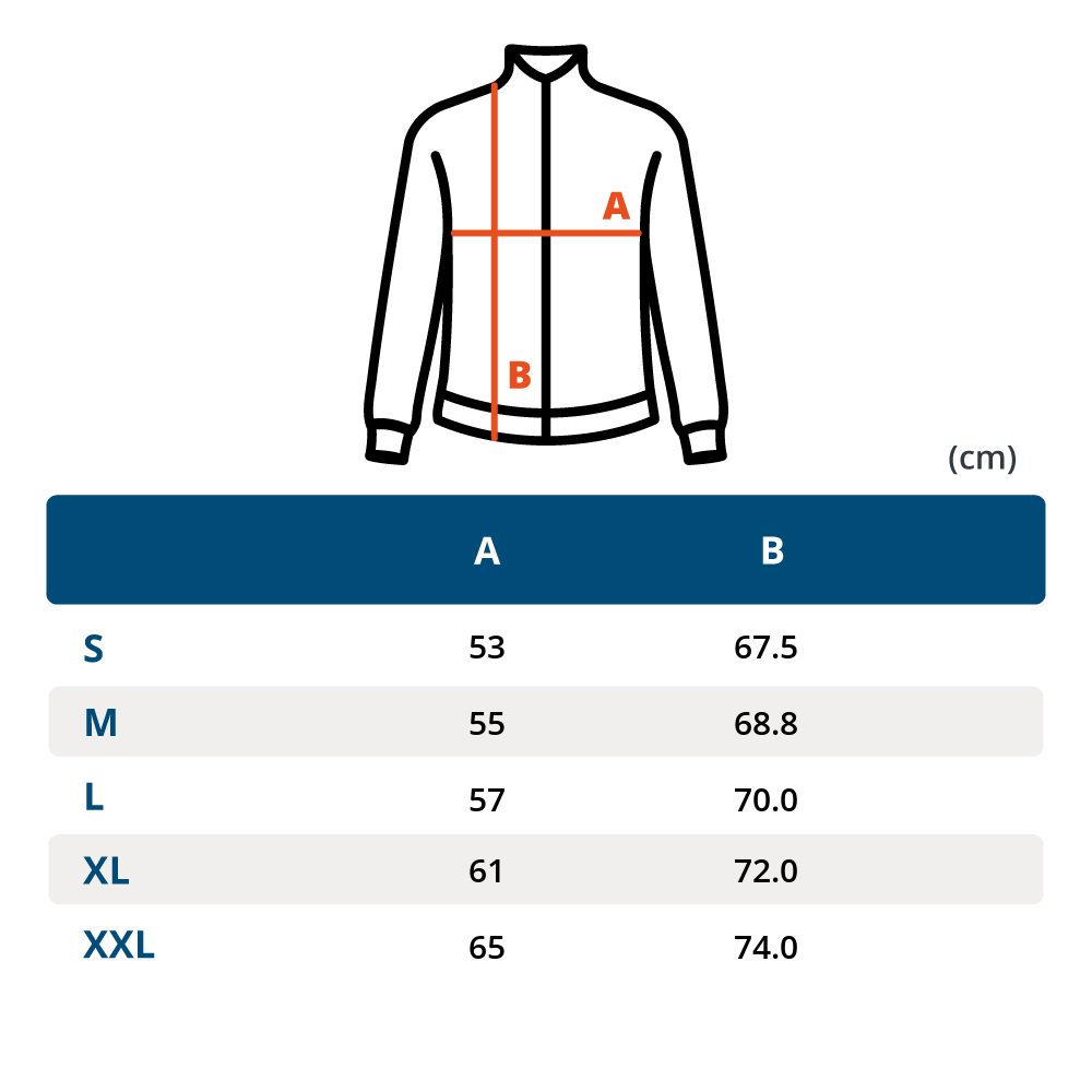 jackjonesstreetbomber size chart